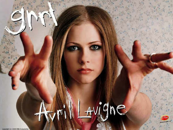 Avril Lavigne Bring your own music That was today's homework