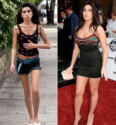 Amy Winehouse Dual Images of a life lived to the limits